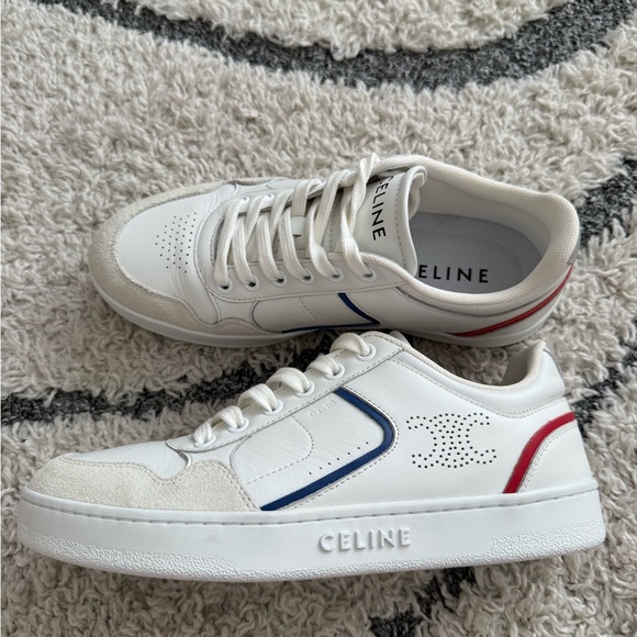 Celine trainer sneakers in calfskin - Picture 3 of 8